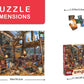 Springbok Puzzles - The Hunting Lodge - 1000 Piece Jigsaw Puzzle - Large 30 Inches by 24 Inches Puzzle - Made in USA - Unique Cut Interlocking Pieces