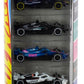 Hot Wheels Formula 1 Die-Cast Cars Bundle of 2 x 5-Pack, F1 2024 and 2025 Teams, Ages 3+