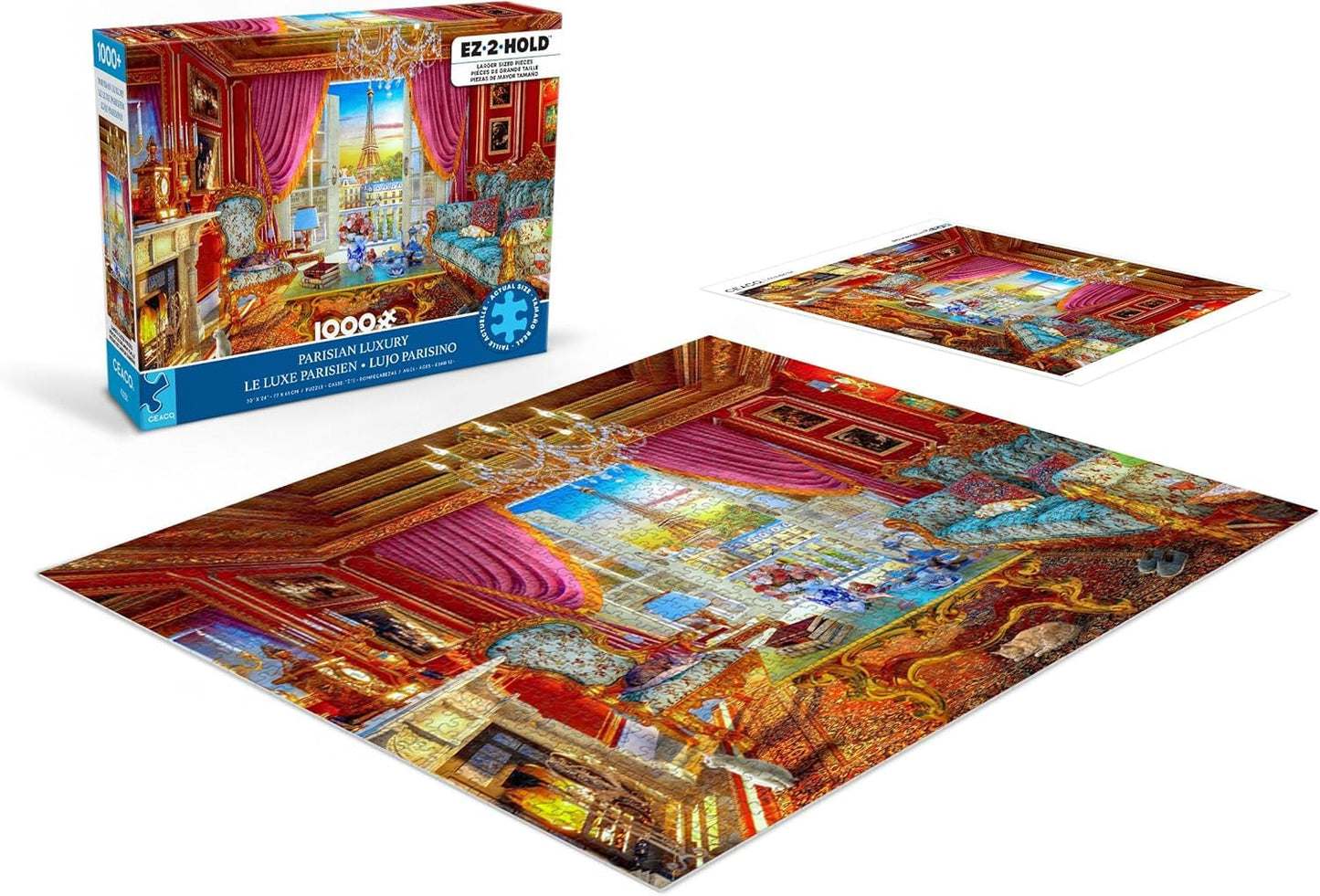 Ceaco - Parisian Luxury - 1000 Larger Sized Piece Jigsaw Puzzle