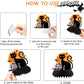 9pcs Halloween Decorations Honeycomb Centerpieces - Halloween Table Decorations for Halloween Parties, Spooky Theme Designs with Witches, Pumpkins