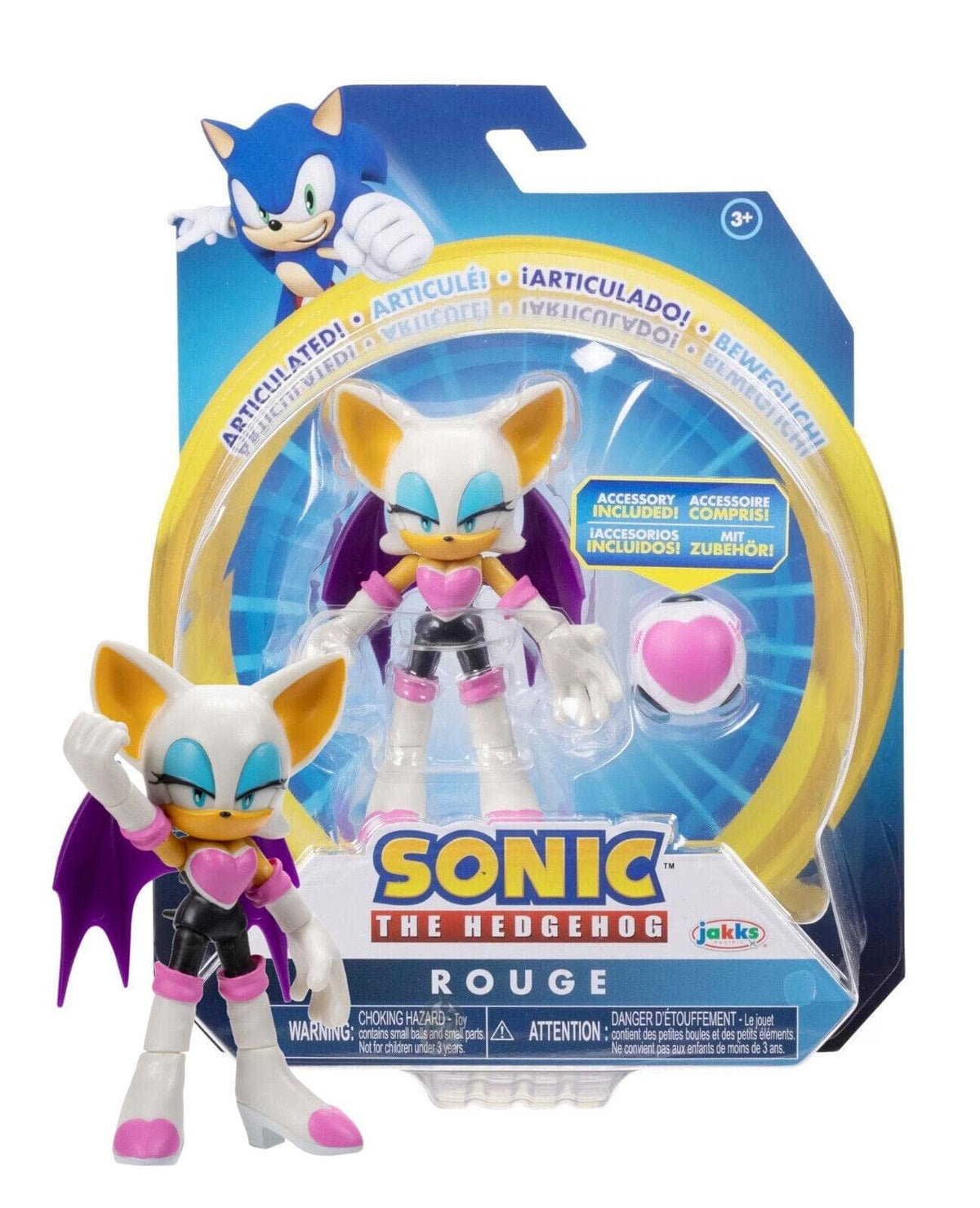 Sonic the Hedgehog 4" Rouge The Bat Action Figure