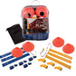 Champion Sports Deluxe Flag Football Game Set of 10 - 5 Blue Belts, 5 Yellow Belts, 4 Orange Cones, Carry Bag