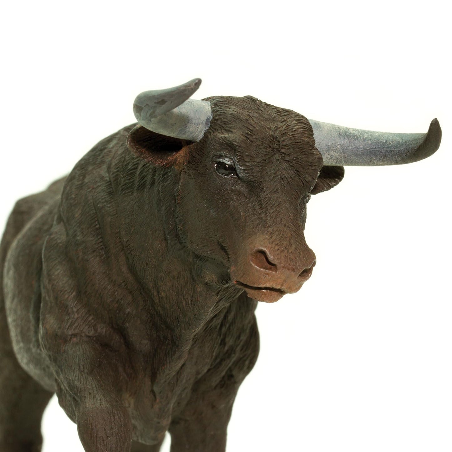 Safari Ltd. Black Bull Figurine - Detailed 6" Plastic Model Figure - Fun Educational Play Toy for Boys, Girls & Kids Ages 3+