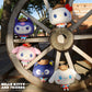 TeeTurtle Cloudheads Cowgirl Hello Kitty Plush - 8-Inch Amazon Exclusive Official Sanrio Stuffed Animal with Embroidered Details - Soft Cuddly Plush
