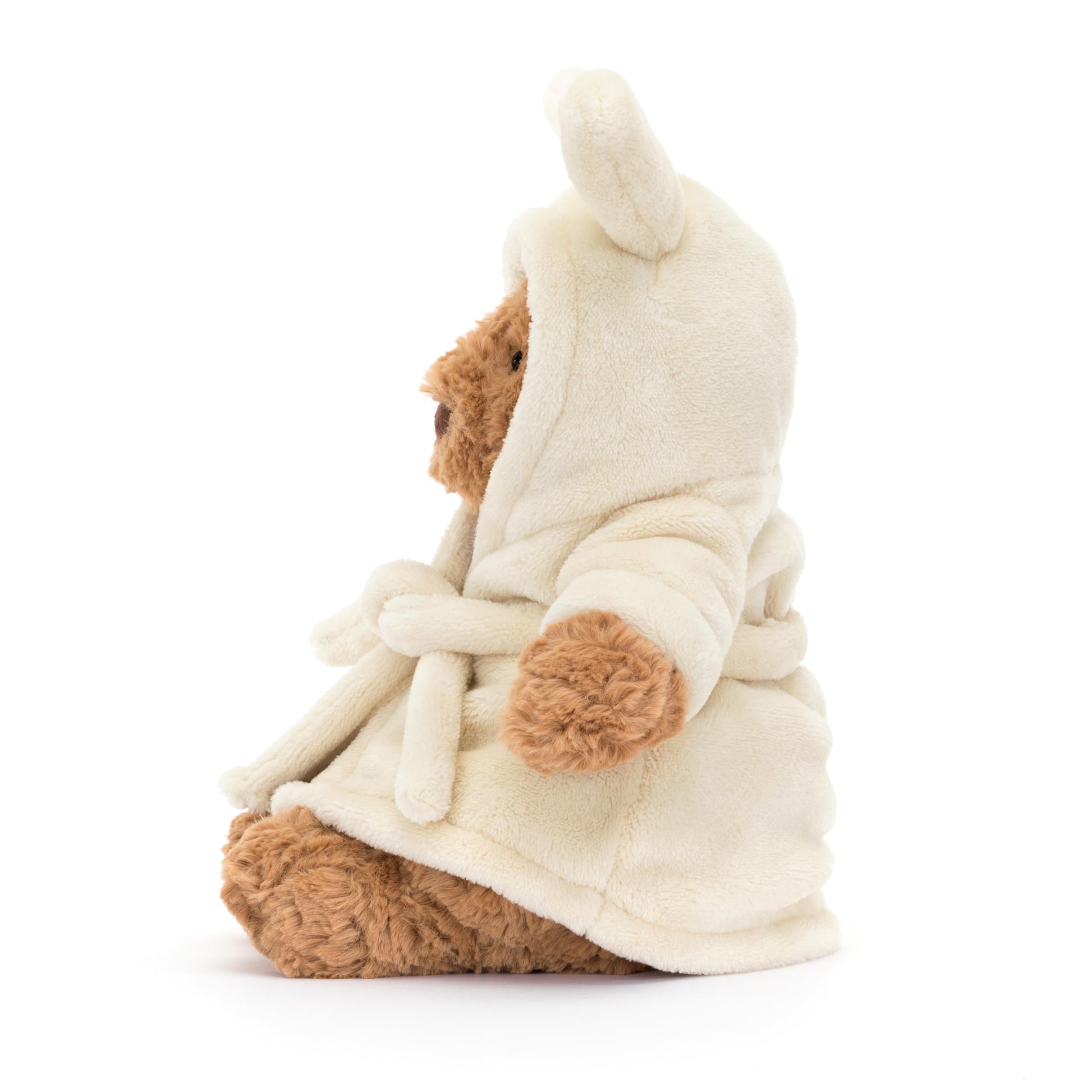 Jellycat Bartholomew Bear with Bathrobe Stuffed Animal, 10 inches - Teddy Bear Plush - Soft & Huggable - Classic Children's Gift
