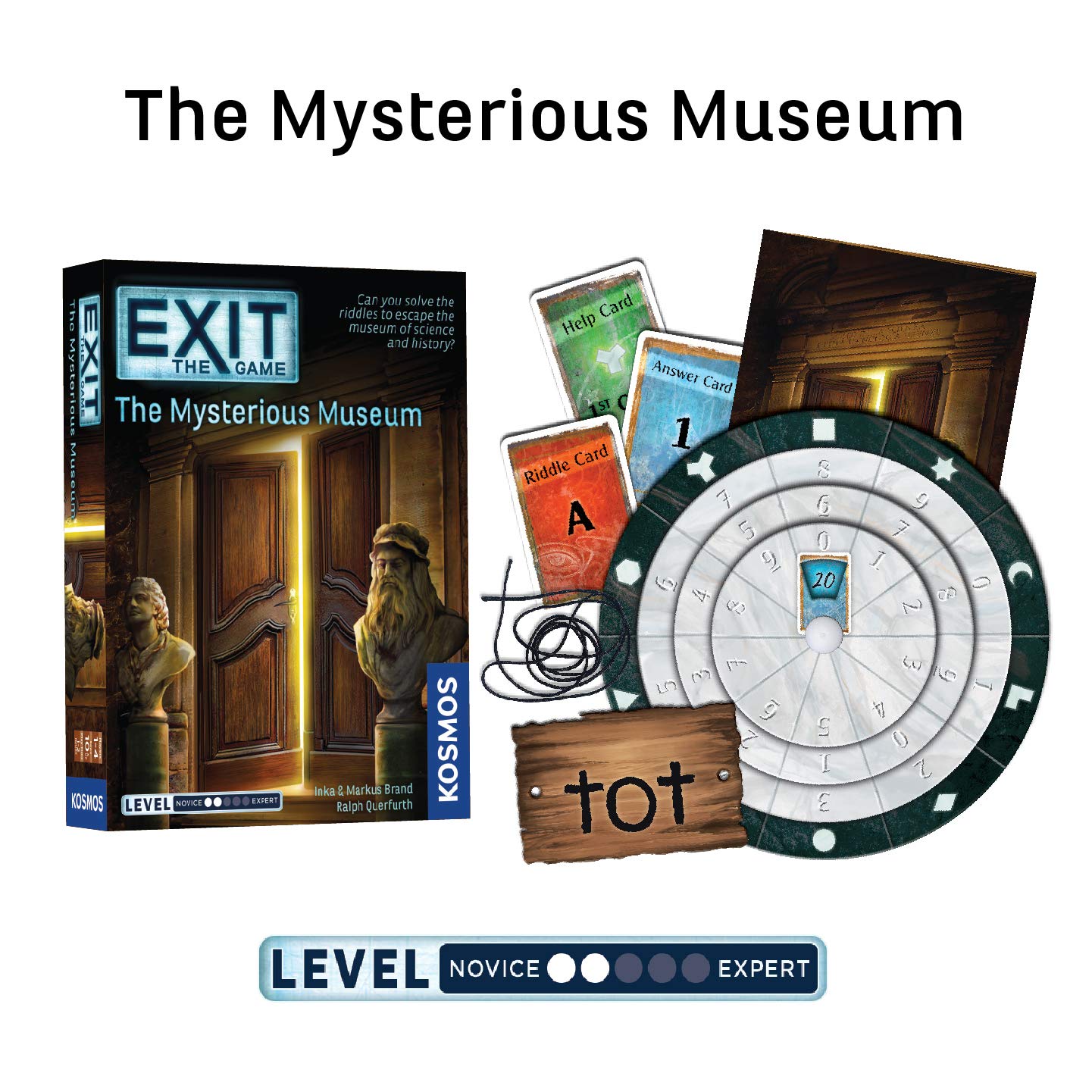 EXIT: The Game 4-Pack Escape Room | Beginner Bundle | Haunted Roller Coaster, Sunken Treasure, Mysterious Museum, House of Riddles | Family-Friendly