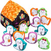 Adorable Multicolor Haunted House with Assorted Design Stuffed Peekaboo Figures - 6.5" x 7" - 3.5" - (Set of 13) - Perfect for Halloween Decorations
