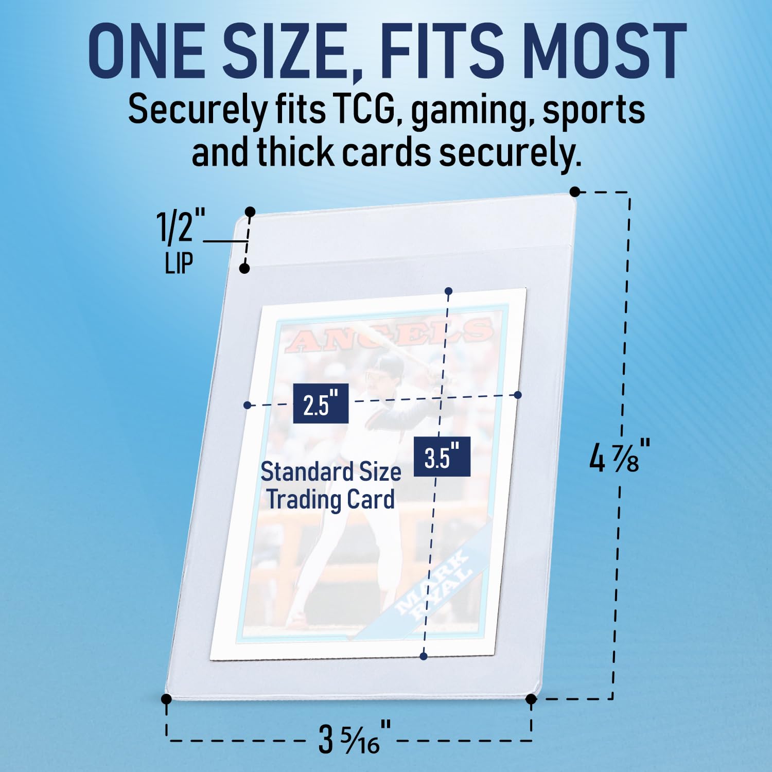 Semi Rigid Card Holder | PSA Graded Card Sleeves & Holder, PSA Cards Sleeves, Sports Saver SGC Slab Sleeve, #1 Hard Sleeve for Cards Grading