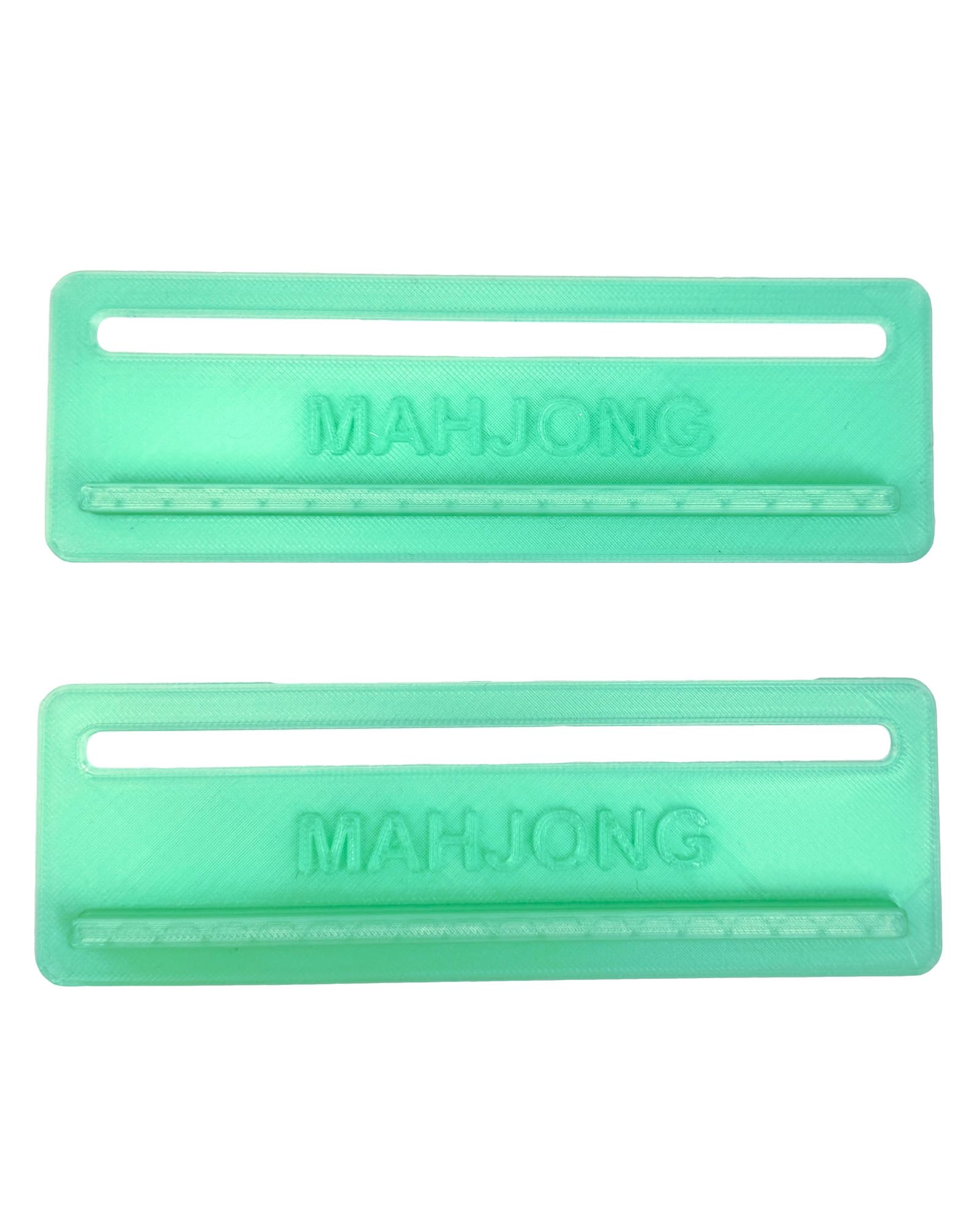 Miaimther Mahjong Line Finder, Rules Reader, Card Rules Helper for Mahjong Players Accessories and Gifts (Green)