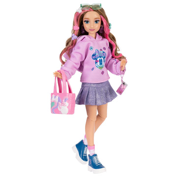 Disney ILY 4ever Fashion Dolls Inspired by Minnie 11.5" Tall with 13 Points of Articulation, Two Complete Mix-and-Match Outfits and a Minnie Charm