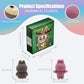 EAZZ 24PCS Flocked Mini Action Figures Set, Cute Figurines Bulk, Small Collectible Toys for Room Decor, Classroom Rewards, Party Favors, Birthday