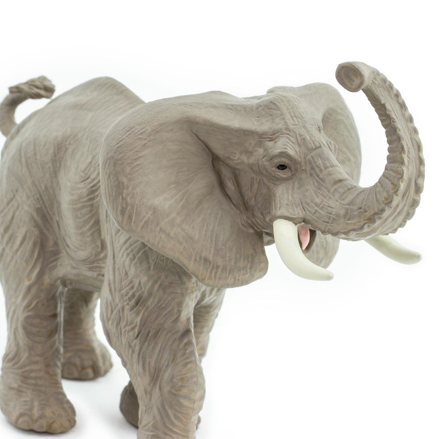 Safari Ltd. African Elephant Figurine - Detailed 6.25" Plastic Model Figure - Educational Toy for Boys, Girls & Kids Ages 3+