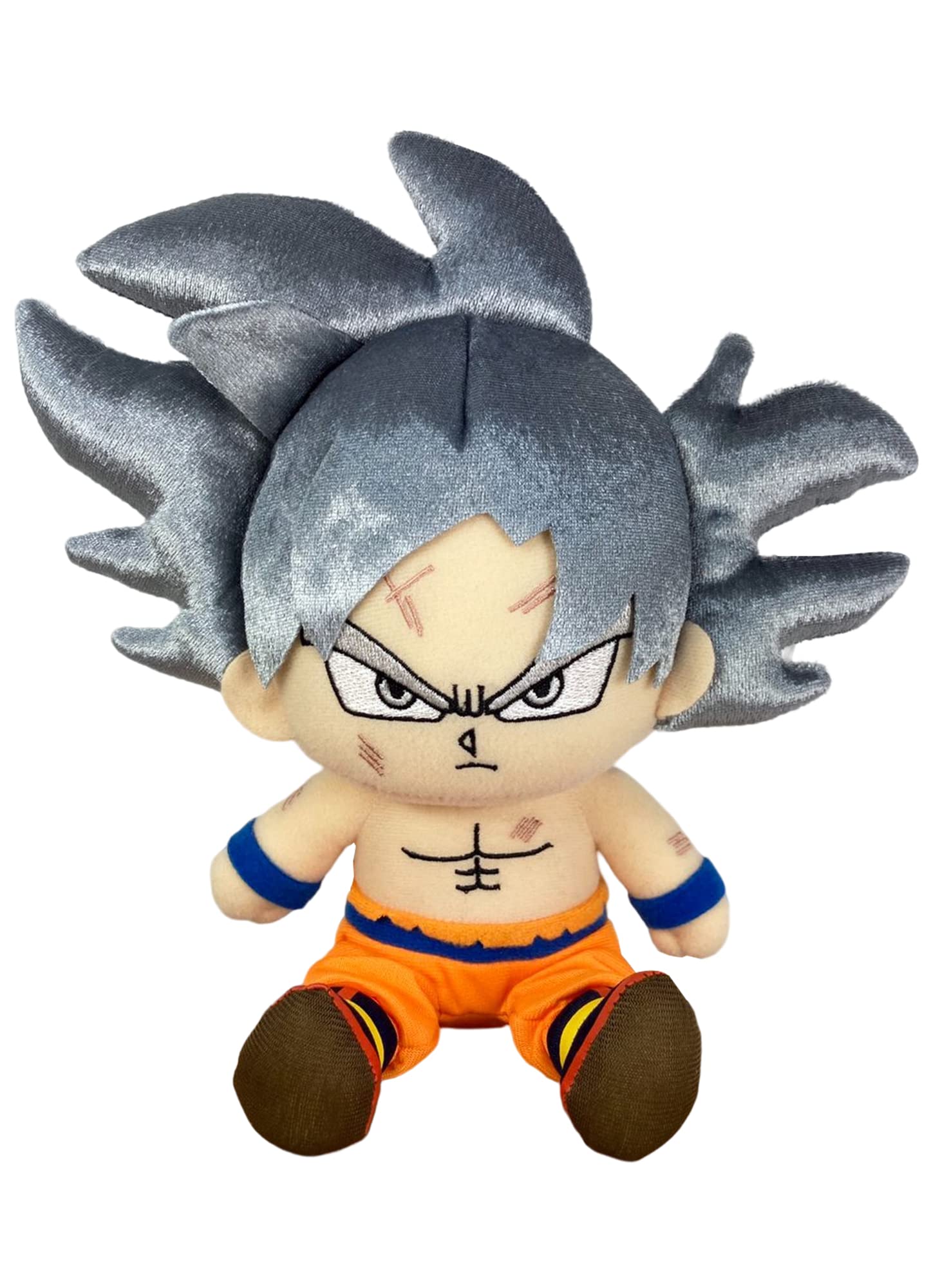 Dragon Ball Super - Goku Ultra Instinct Sitting Plush 7"