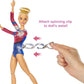 Barbie Careers Playset, Blonde Gymnast Doll with Balance Beam, Twirling Toy & 15+ Accessories Including Clothes, Hoops, Trophy & More