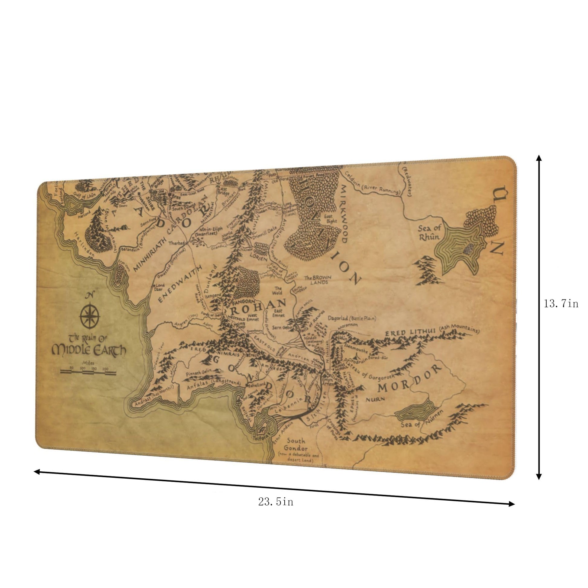 MTG Playmat TCG Playmat Board Game Card Game Trading Card Game Play mat Desk pad Original Hand-Painted Stitched Edges Smooth Surface Rubber Base Old