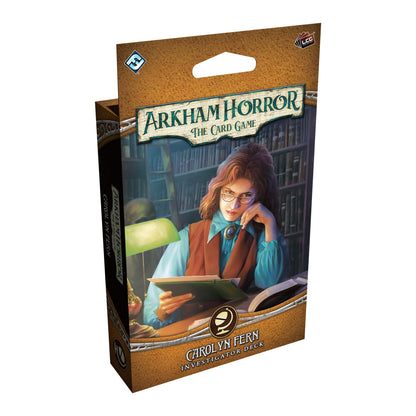 Asmodee Arkham Horror: The Card Game Carolyn Fern Investigator Deck - Seeker Role Deck with Healing & Horror Removal Abilities, Ages 14+, 1-4 Players