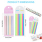 Geyynow 1600 PCS Mahjong Highlighter Strips, Mahjong Line Finder Highlighter Taps Accessories, Transparent Sticky Card Markers Reusable & No Adhesive