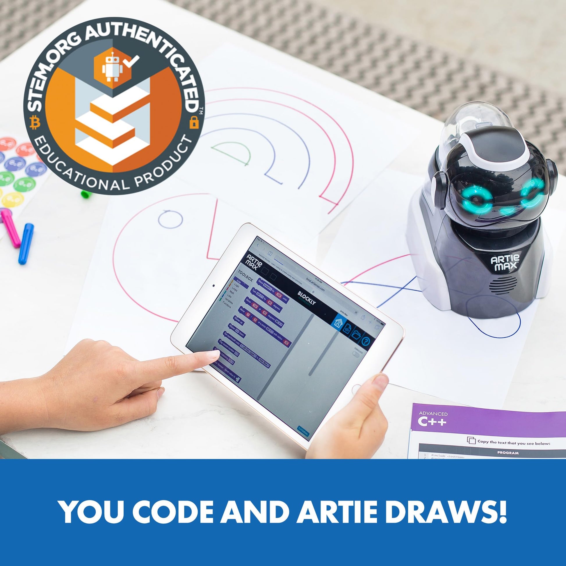 Educational Insights Artie Max the Coding & Drawing Robot