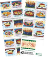Delicioso Book of 20 USPS one-ounce rate Forever Postage Stamps Latin Food Traditional