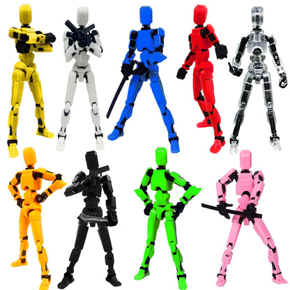 Yewmow Assembly Completed 2026 Upgrade Titan 13 Action Figure,Robot 13 Action Figures,3D Printed Multi Jointed Movable,Nova 13 Action Figure Set,Desk
