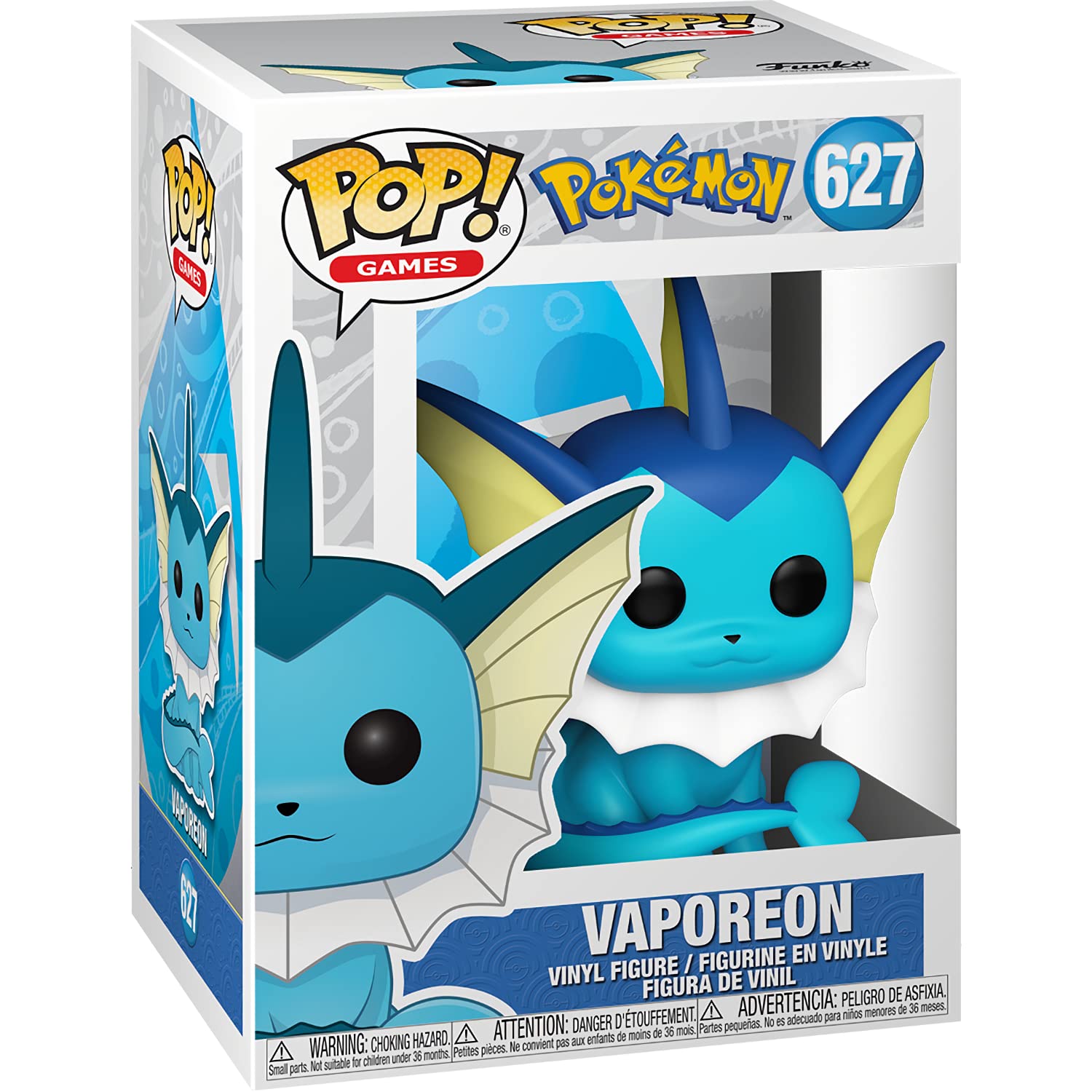 Vapore o n: Fun ko P o p ! Games Vinyl Figurine Bundle with 1 Compatible 'ToysDiva' Graphic Protector (627-50545 - B)
