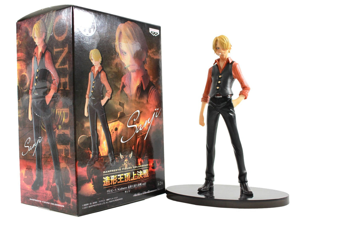 One Piece Banpresto Scultures Colosseum Figure - 48020 - 6" Sanji