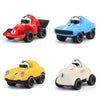 Elementoy 4-Pack Alloy Press to Go Toy Cars, Die-cast Collectible Model Race Cars, Birthday Christmas Holiday Party Gift for Kids 3+, Adults,