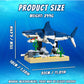 Shark Building Block Set with Rotating Display Stand, Swimming Ocean Animal Model, Compatible with Lego 630 Accessory, Creative Home Decor, Easter