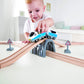 Hape E3729 Figure 8 Safety Train Railway Set, 14.76" L x 3.15" W x 9.45" H, Multicolor