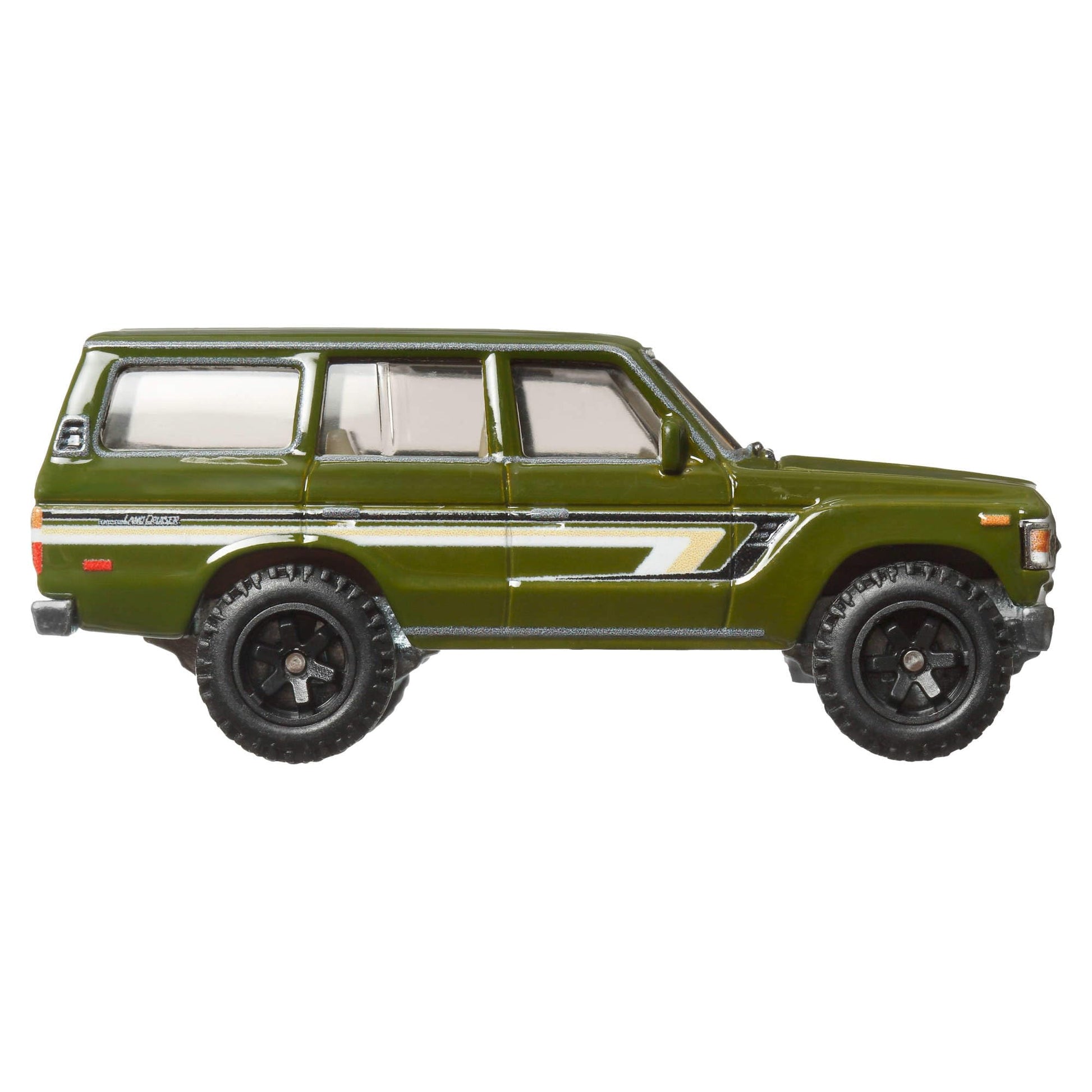 Hot Wheels Premium Car Culture Collectible Toy Car, 1:64 Scale Die-Cast Toyota Landcruiser FJ60, Terra Trek Vehicle with Real Riders Tires
