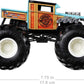 Hot Wheels Monster Trucks 1:24 Scale Bone Shaker Vehicle, Collectible Die-Cast Metal Toy Trucks with Giant Wheels & Stylized Chassis, Gift for Kids