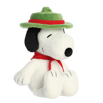 Aurora® Adorable Peanuts® Beagle Scout Snoopy™ Stuffed Animal - Officially Licensed Toys for All Snoopy Fans - Nostalgic Gift for Adults and Birthday
