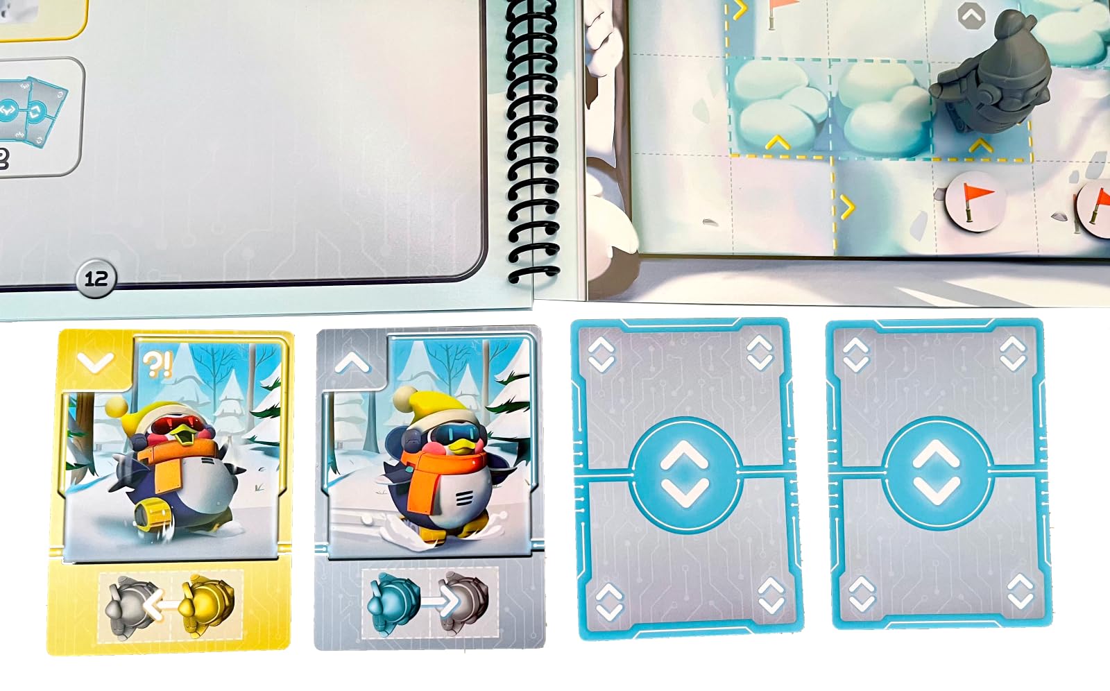 Plaid Hat Games Quirky Circuits: Penny and Gizmo's Snow Day - Cooperative Robot Programming Game for 2-4 Players, Ages 8+