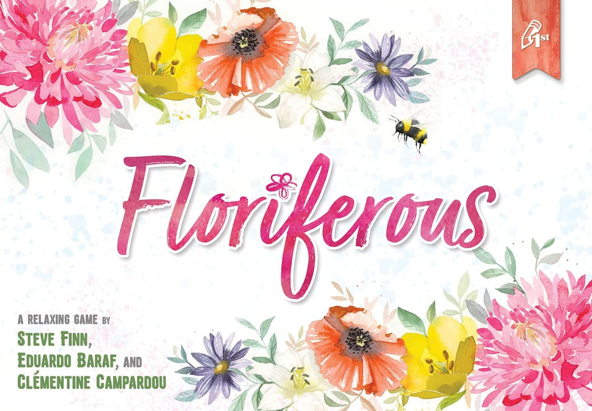 Floriferous Card Game - A Relaxing Garden Game of Arranging Flowers by Pencil First Games for 1-4 Players
