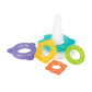 Nuby IcyBite Teethers for Teething Relief - Soft BPA-Free Baby Teething Toy - 3+ Months - Ocean Rings