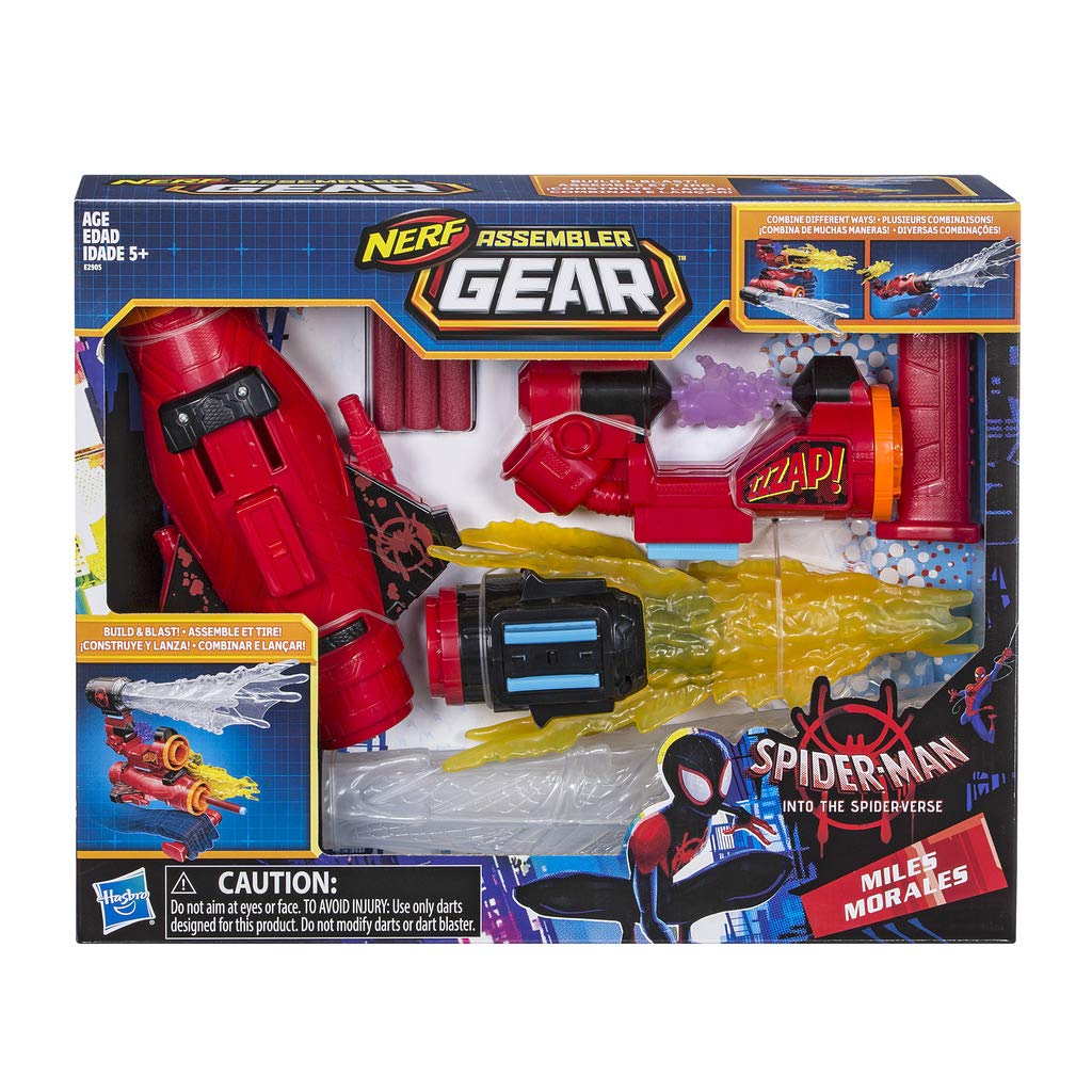 Spider-Man: Into The Spider-Verse Nerf Mile Morales Assembler Gear Toy