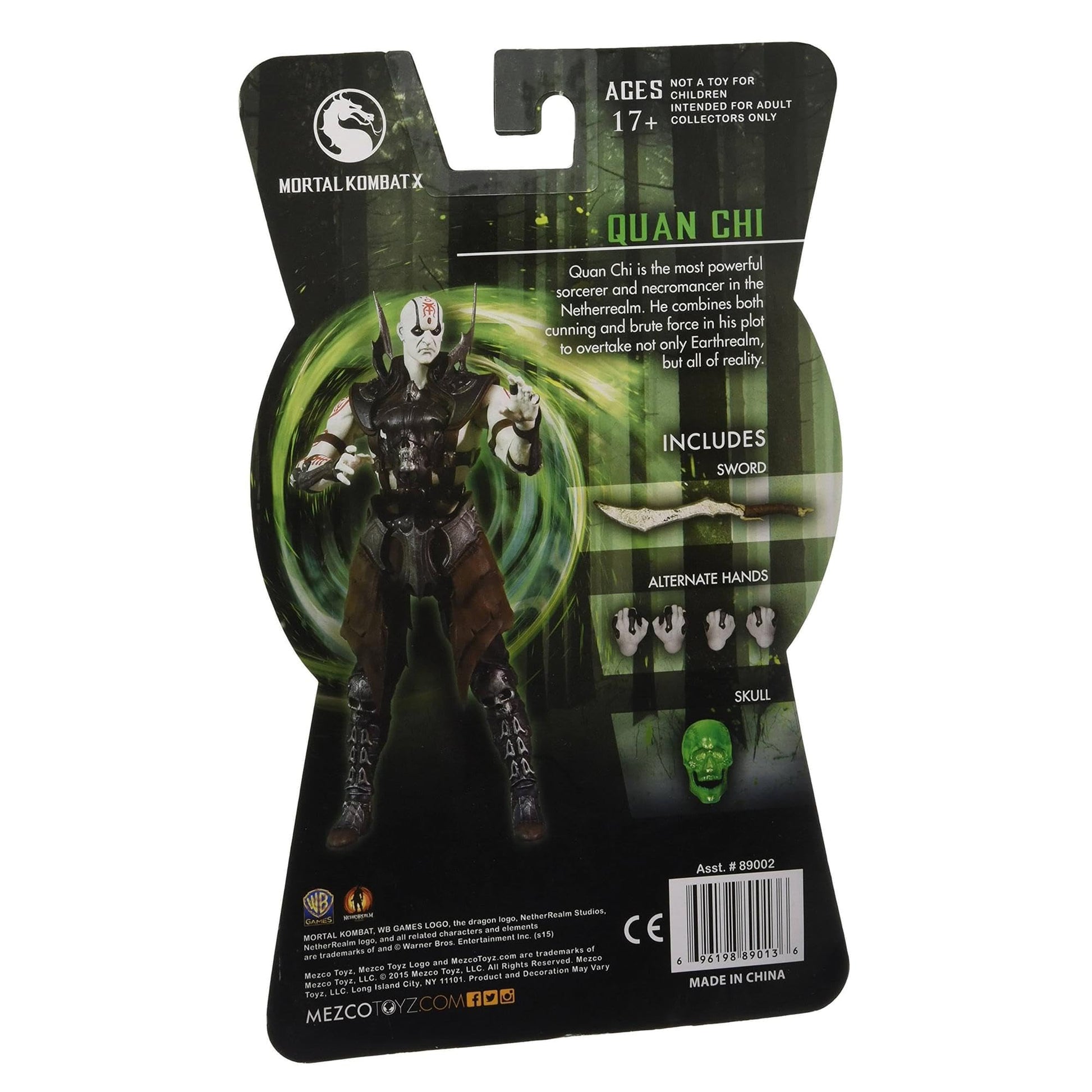 Mortal Kombat X Series 2 Quan Chi 6" Action Figure