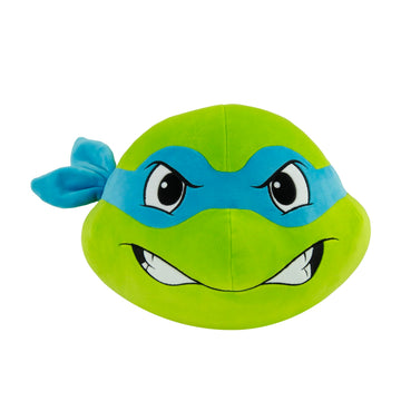 Club Mocchi Mocchi- Teenage Mutant Ninja Turtles Plush - Leonardo Head Plushie - Squishy TMNT Toys - Plush Collectible TMNT Figures - Soft Plush Toys