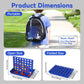 Pup Go 4 in a Row Connect Board Games for Kids 3-12, Family Games, Outdoor Games for Adults and Familty, 2 Players Travel Game, Party Game, All-in-1