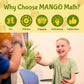 MANGO Math 15® - Math Flash Cards - Educational Math Games for Kids - Multiplication, Division, Fractions Learning Kit -2nd 3rd 4th Grades - Kids 6-12