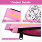 2 IN 1 Empty Mahjong Tiles Bag/Racks & Pushers Bags, 21x9 Inches, Pink