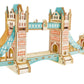 London Tower Bridge Model Kit - Wooden Laser-Cut 3D Puzzle (105 Pcs)