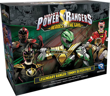 Renegade Game Studios Power Rangers Heroes of the Grid Tommy Oliver Legendary Ranger Master Morpher Expansion Pack