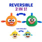Baby Shark's Big Show! Reversible William Plush Flips Into Captain Kelp - Stuffed Animal Fish - Cute Plushies for Kids