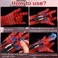 Vinciph Superhero Web Shooter Water Toy Set with Role Play Glove, 2-in-1 Outdoor Water Blaster & Dart Launcher for Kids Summer Pool Beach Backyard