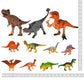 Dinosaur Cake Toppers Artificial Plants Grass Cake Decorations for Dinosaur Theme Jungle Birthday Supplies (Style 2)
