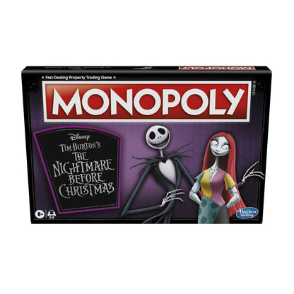 Hasbro Gaming Monopoly: Disney Tim Burton's The Nightmare Before Christmas Edition Board Game, Fun Family Game for Kids Ages 8 and Up (Amazon