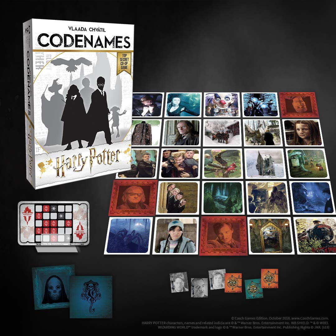 CODENAMES: Board Game , Based on Harry Potter Films , Officially Licensed Merchandise