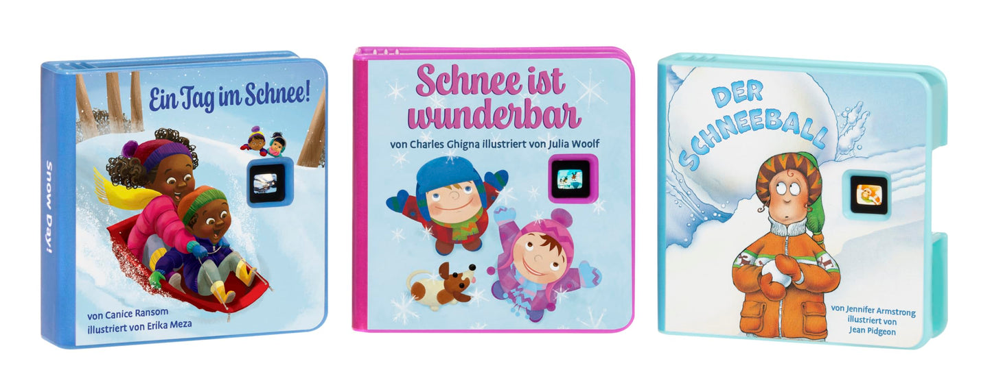 Little tikes Story Dream Machine Story Collection - Snowy Day Collection - 3 Storytime Books and 1 Audio Play Figure - for Toddlers and Children, Toy