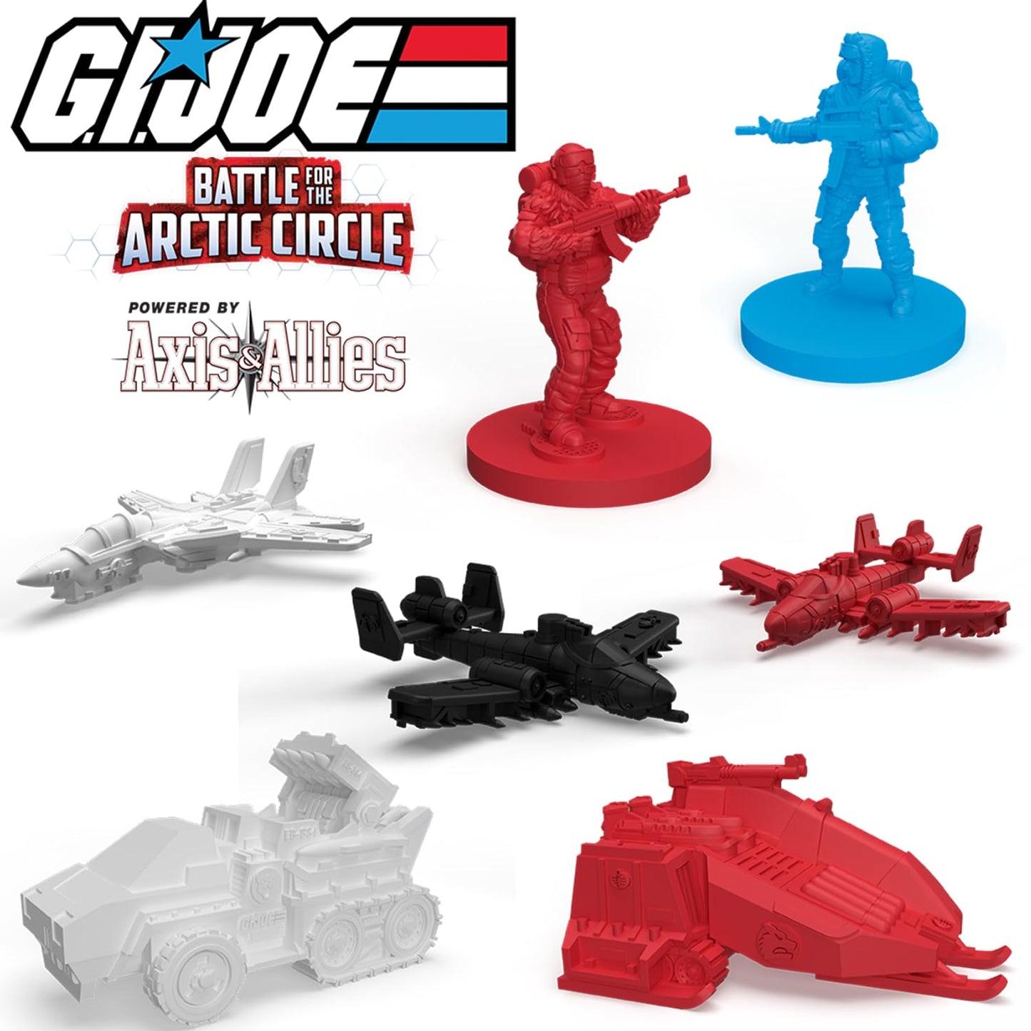 Renegade Game Studios G.I. Joe Board Game: Battle for the Arctic Circle Axis & Allies Strategy